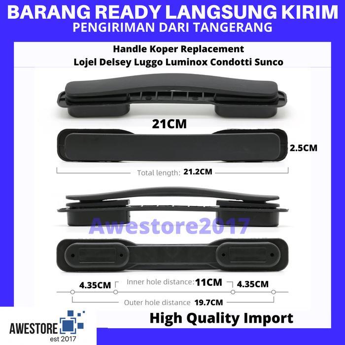 Handle Koper Lojel Replacement Pegangan Gagang Koper Delsey