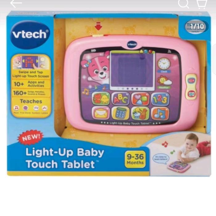 VTech Light Up Baby Touch Tablet - Pink