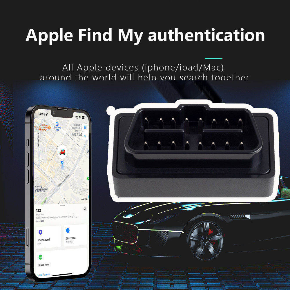 Mini GPS Tracker for Car OBD2 GPS Locator With Find My APP for Apple ITag OBD GPS Monitor Tracker