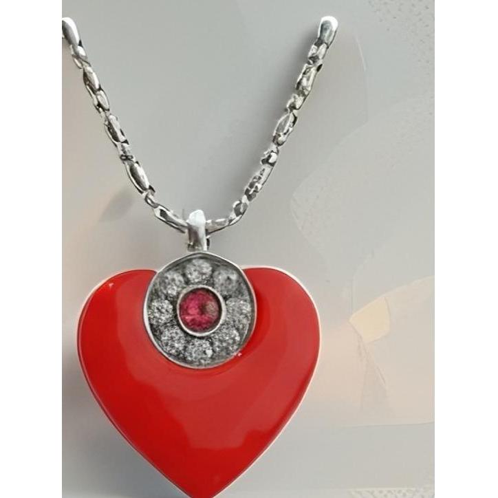 Kalung Kesehatan Quantum Science Energy Pendant Necklace Bio Glass Terapi Kesehatan Magnetic