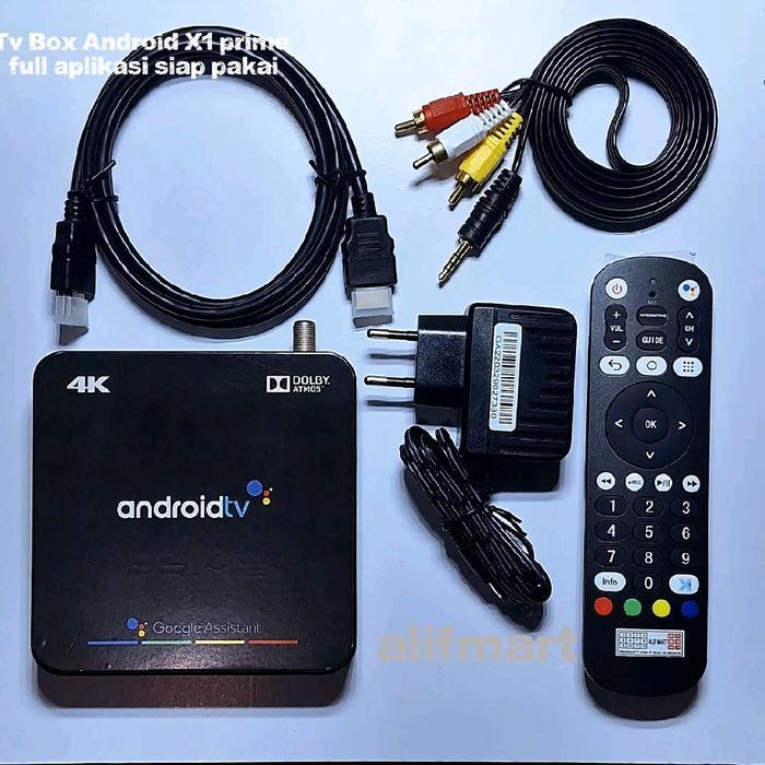 Promo Stb Tv Box Android X1 Prime 4K Dolby Atmos Full Aplikasi Siap Pakai Bergaransi Terlaris