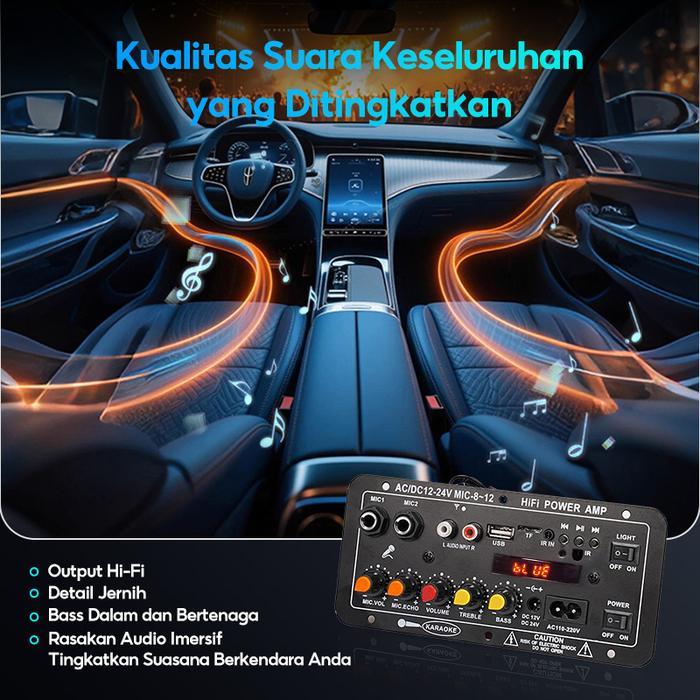 Pengiriman 24 JamSoarfly D30 2000W Amplifier Board Tampilan Digital Power Amplifier Board Untuk 8-12
