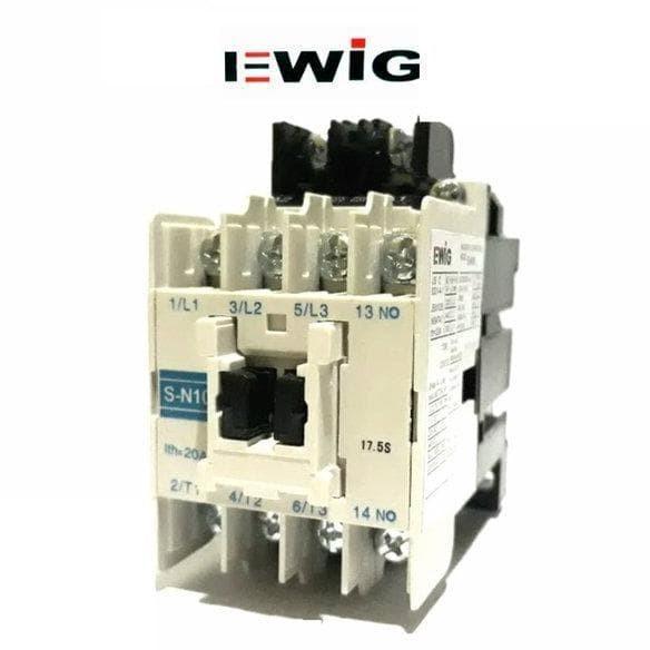 MAGNETIC CONTACTOR EWIG S-N12 3P 20A / KONTAKTOR EWIG SN12 SN-12 - 110 READY STOCK