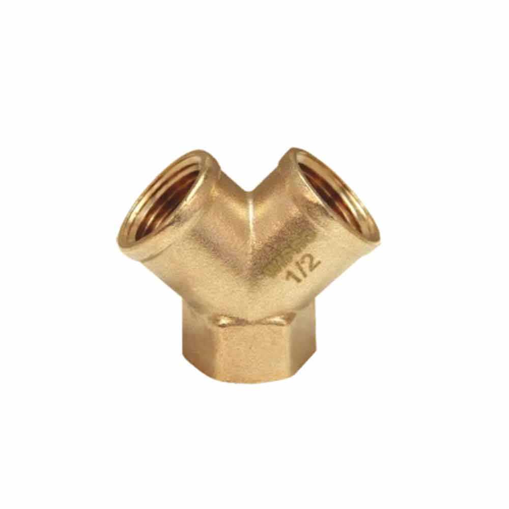 Wipro Y-Type Connector WN5105 F1/4" x F14" x F1/4"-(26-5105-0808)