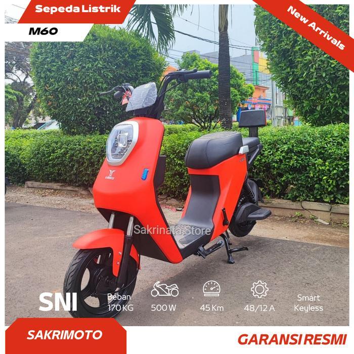 Sepeda listrik dewasa promo uwinfly m60 - sepeda listrik baru murah