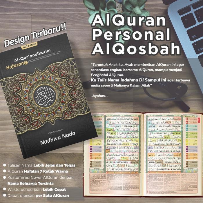 Tokoasterr // Al-Quran Personal (Nama Sendiri) Hafazan7 (A5) [Kode 1Kode 2Kode 3Kode 4Kode 5Kode