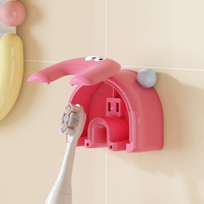 Toothbrush Holder/Tempat Sikat Gigi Kartun/ Tempat Sikat Gigi Tempel Karakter Anak Lucu /Wadah Gosok