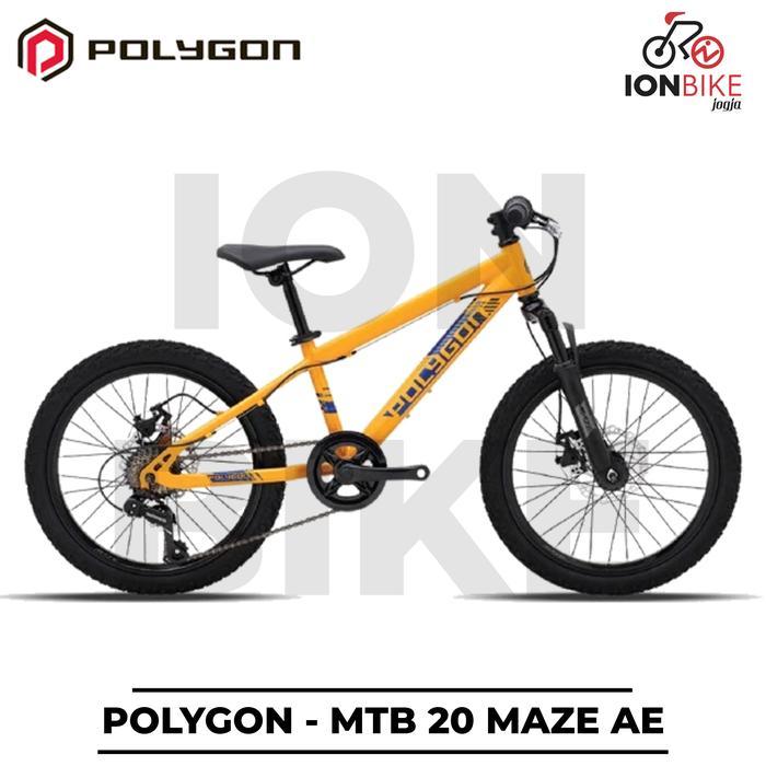 Sepeda MTB 20 Polygon Maze Gunung Anak Kecil Sekolah SD SMP Operan Gigi Kuat Murah Relic Travis Rogu