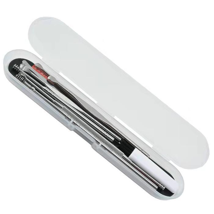 Shinemi - Korek Kuping 8 In 1 Stainless Steel / Pembersih Telinga 8Pcs