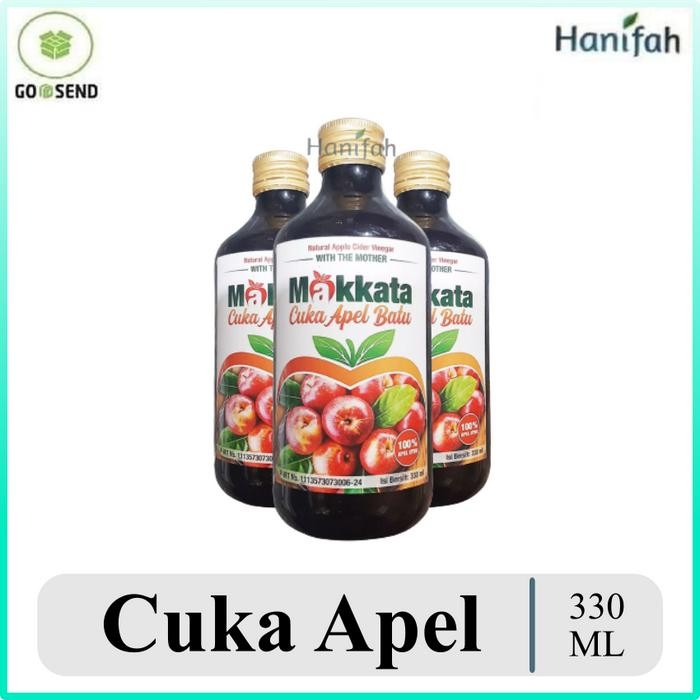 Cuka Apel Makkata 330ml Cuka Apel Batu Makkata 330 ml Original