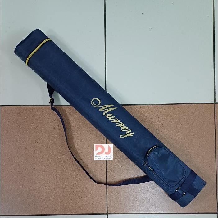 Terlaris Tas Billiard Bilyard Tabung Double, Murrey