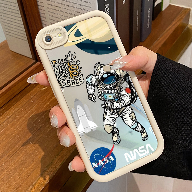 Casing Hp OPPO A39 A57 A57T A83 Case HP Casing pola Astronot Kesing Kasing cermin Cesing Silikon Sof