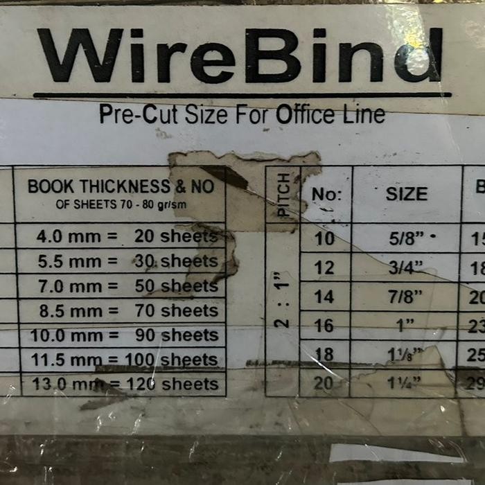 New Spiral Kawat Jilid A4 Merek JBI