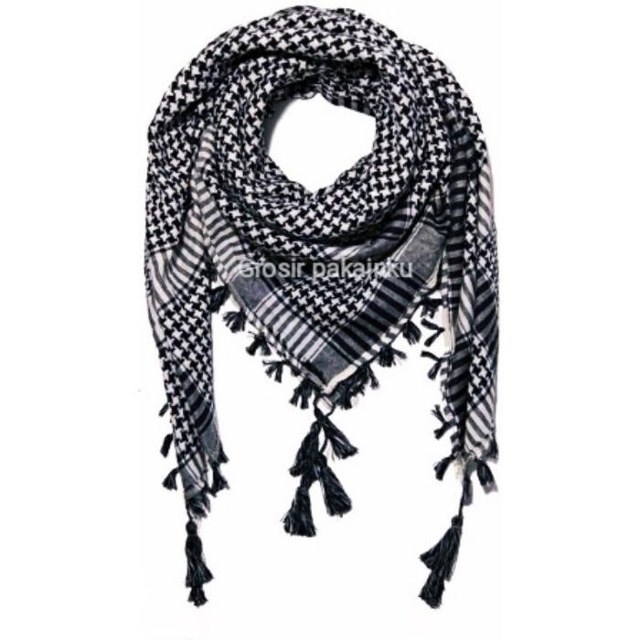 ASLI Sorban Rumbai Murah Berkualitas, Sorban Palestina, Sorban Haji, Sorban Arab rumbai premium,