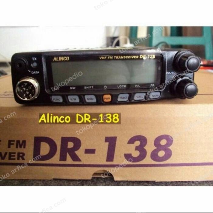 RADIO RIG ALINCO DR-138 VHF GARANSI ALINCO DR 138 DR138 60Wat Walkie Talkie