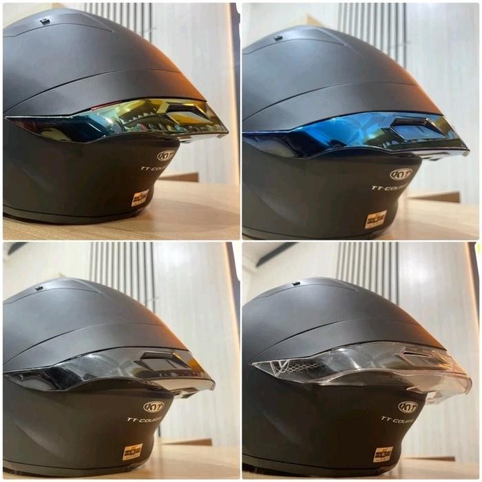 ORIGINAL SPOILER KYT TT COURSE 3D / Untuk Helm Kyt tt course Motorcycle READY STOCK