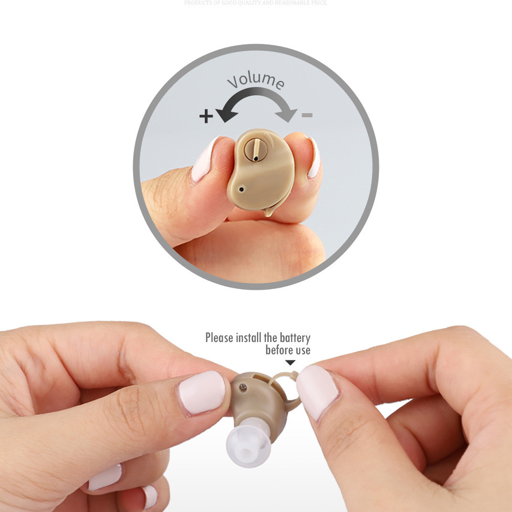 Mini Hearing Aid Micro In-Ear Sound Amplifier Invisible Hearing Aid