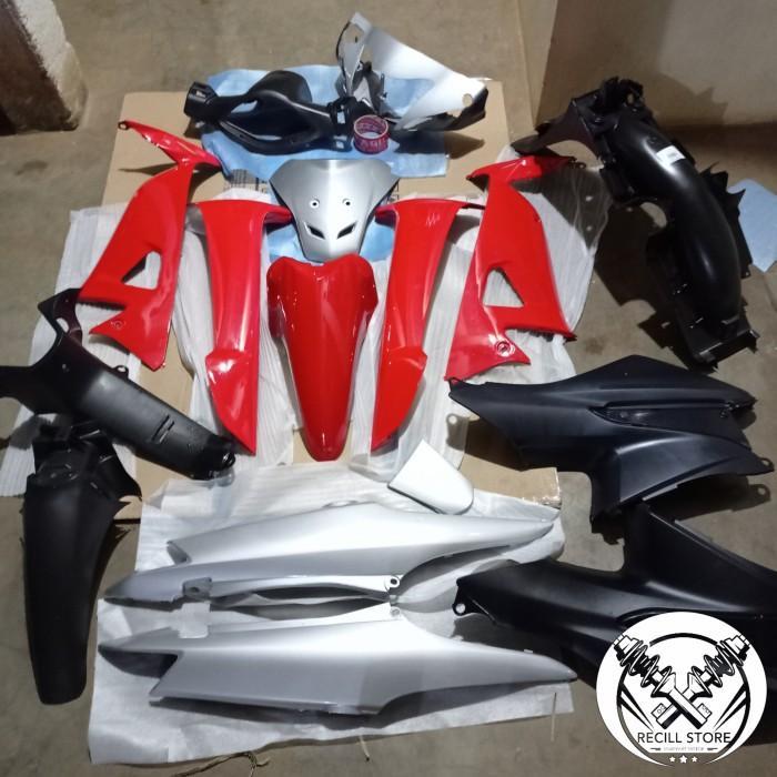 Full body halus kasar Supra Fit New fit x Merah Silver fullset