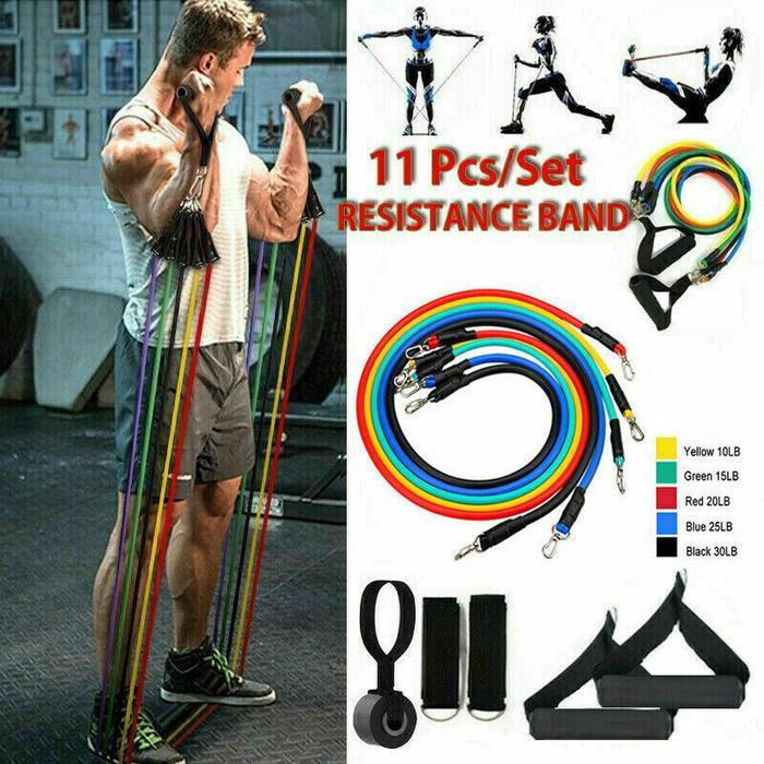 Alat Olahraga Fitnes Tangan Resistance Band Pull Up Karet Tali Olahraga Tangan Gym Ja10