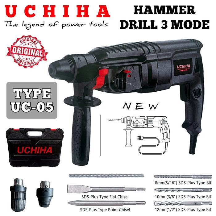UCHIHA Type UC-05 bor hammer drill rotary beton tembok japan teknologi