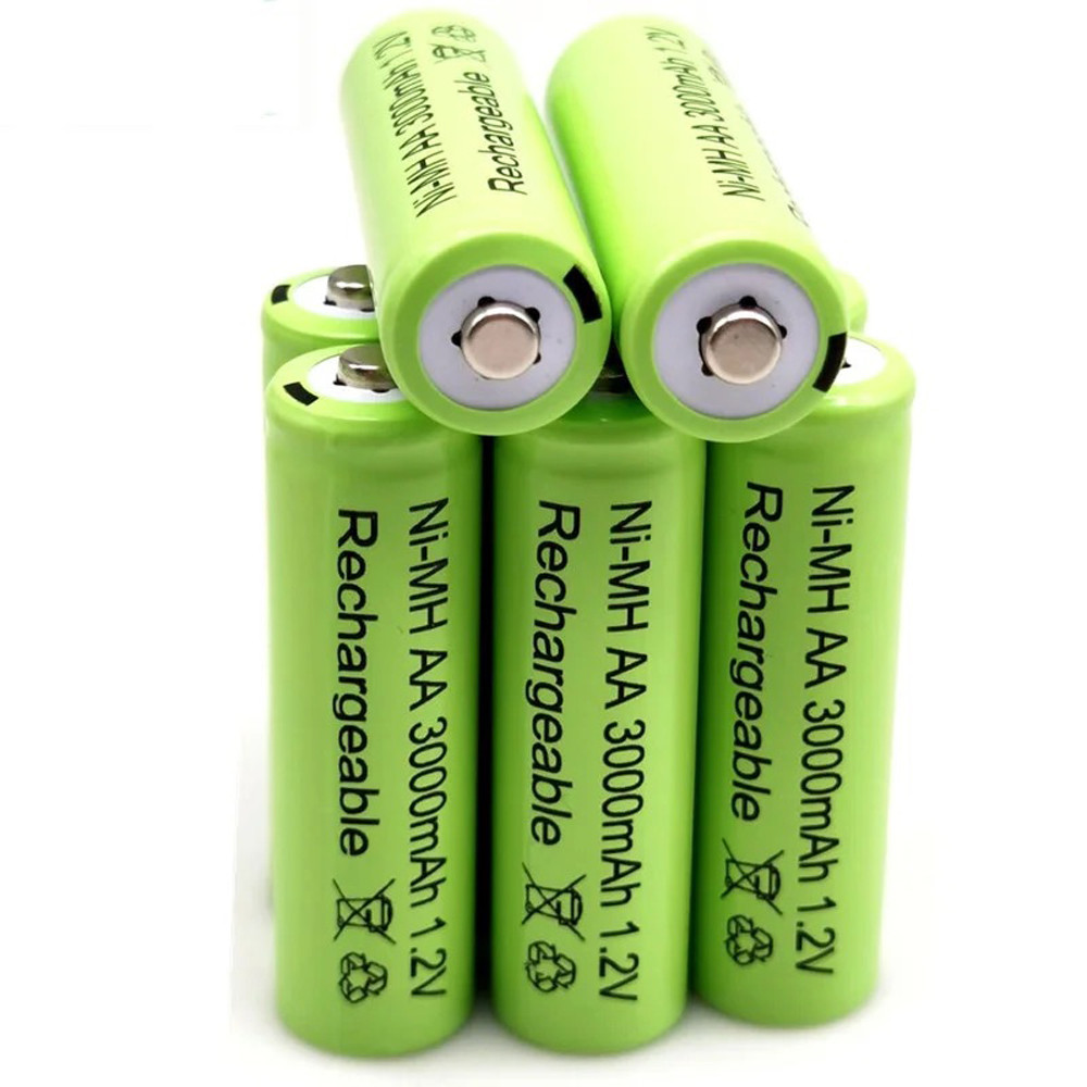 New 1.2V 3000mAh Ni MH AA Rechargeable Battery Rechargeable Ni MH AA Rechargeable Toy Microphone