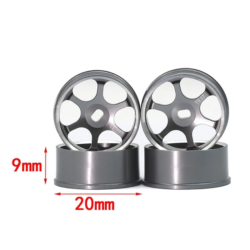 4Pcs RC Car Drift Tires Metal Wheels Hub For 1/28 MINI-Z AWD AMZ MINI-Q AMR GLA IW04 RC Car Upgrade