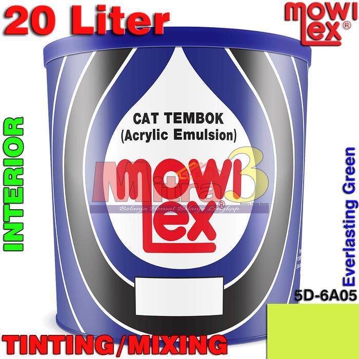 *****] Cat Tembok Mowilex EMULSION 20L Everlasting Green (Hijau Bolu Pandan)