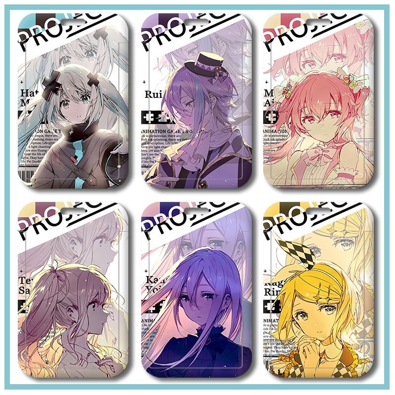 Anime Project Sekai Kamishiro Rui Student Id Card Bus Subway Ferrule Protective Case Meal Card