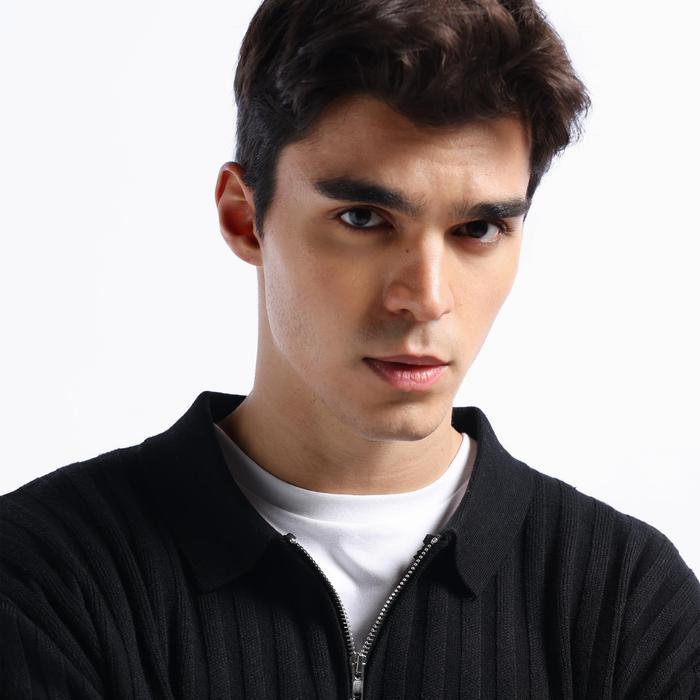 Heymale Ligne Polo Shirt Baju Polo Pria Lengan Panjang