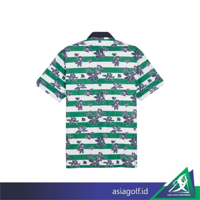 Murah T Shirt Golf Puma Pique Garden SS 24 Golf Kaos Golf Terlaris