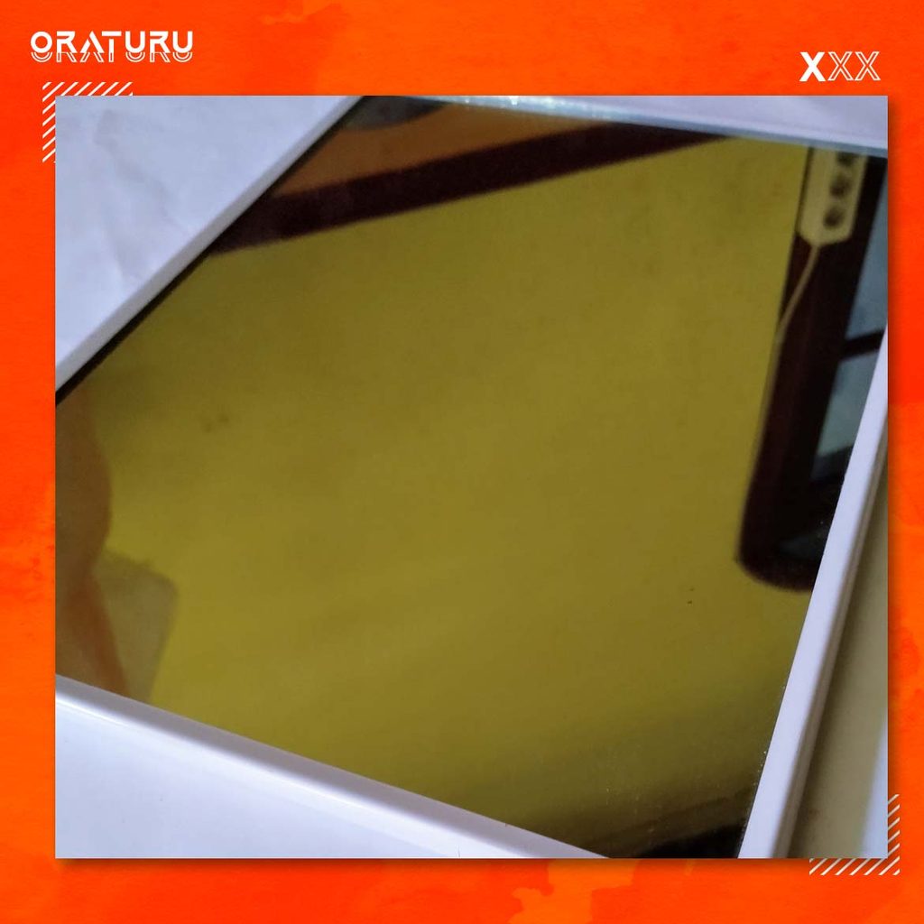 kaca cermin Tebal Ukuran 30 x 20 cm cermin tempel dinding cermin besar cermin dinding tempel gantung