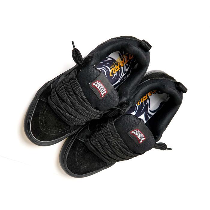 mgx1- Sepatu Corvalue Footwear - Otaru Full Black Sepatu Sneakers Pria Wanita Canvas Casual