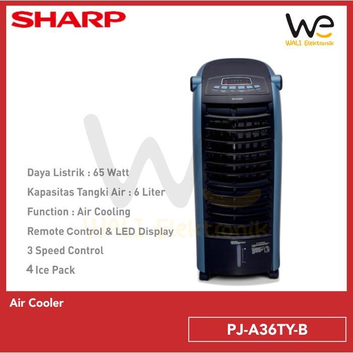 SHARP AIR COOLER PJ-A36TY / Kipas Penyejuk ruangan SHARP PJ A36TY