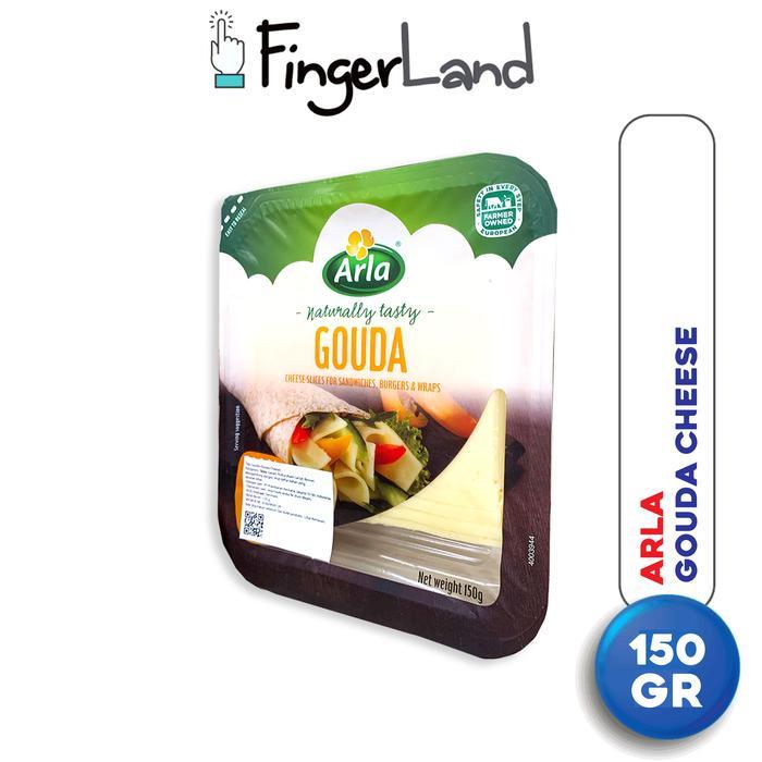 p410- Arla Gouda Cheese 150 Gram Keju Gouda Slice