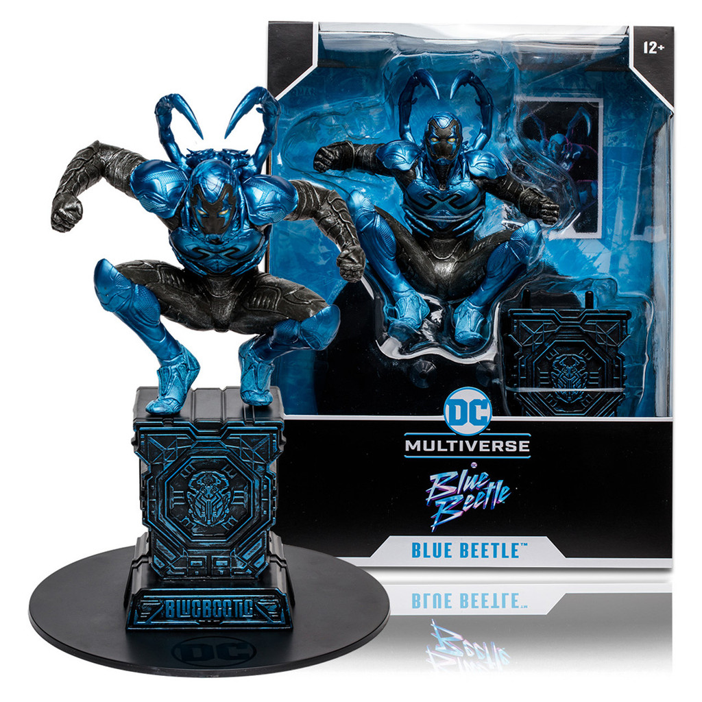 McFarlane Toys DC Blue Beetle Movie Bundle Figures 18cm/30cm Action Figure Toys Blue Beetle in Battl