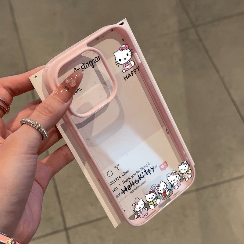 Simple Print Girl Fancy Hello Kitty Casing Infinix 9 8 Plus 50 Pro 5G 60 60I Smart 10 50I Itel P55 4