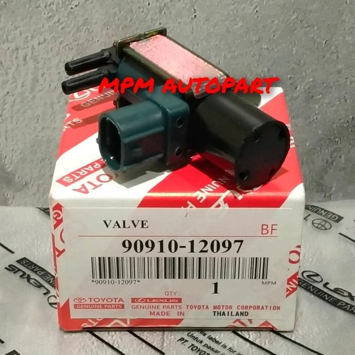 Baru Solenoid Selenoid Idle Up Vacum Ac Kijang Kapsul 7K Efi 90910-12097 Ori Berquality