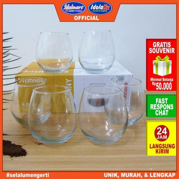 JTTOP" IDOLAKU CITINOVA GELAS KACA TUSCANY ISI 6 PCS GELAS SET ISI 6 GELAS