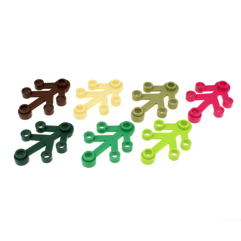 Moc Blocks Plants Garden DIY Enlighten Building Blocks Block Bricks Compatible with Assembles