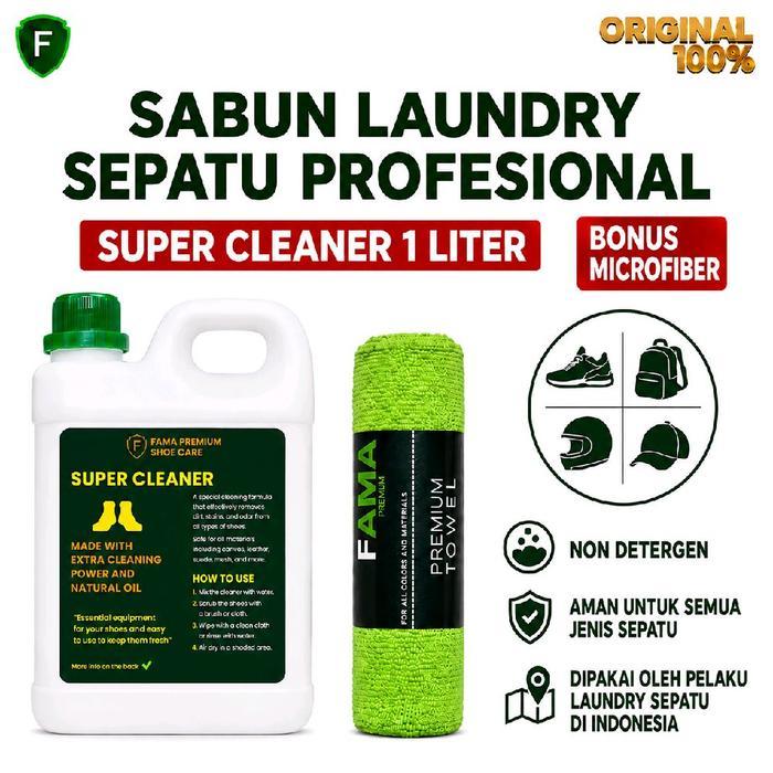 Official Fama-Super Cleaner 1 Liter-Pembersih Sepatu-Sabun Sepatu-Shoe Cleaner-Shoes Cleaner