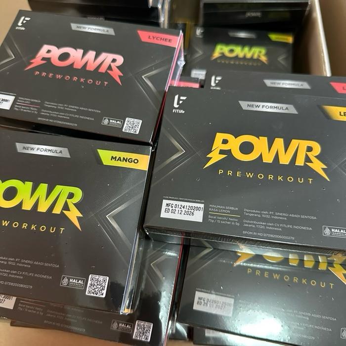 Fitlife Powr 15 Sachet Suplemen Fitness Gym #Gratisongkir