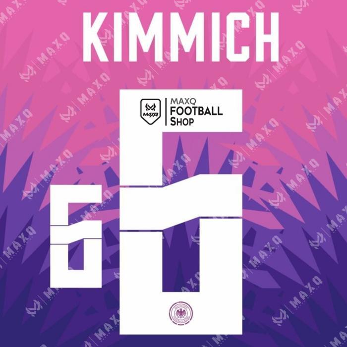 [ Nameset ] Germany Jerman Euro 2024 Away Kimmich 6