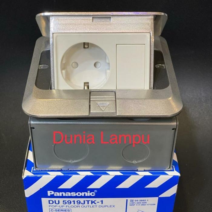[READY] STOP KONTAK LANTAI PANASONIC DU5919JTK-1 STOP ARDE + BLANK DU5919
