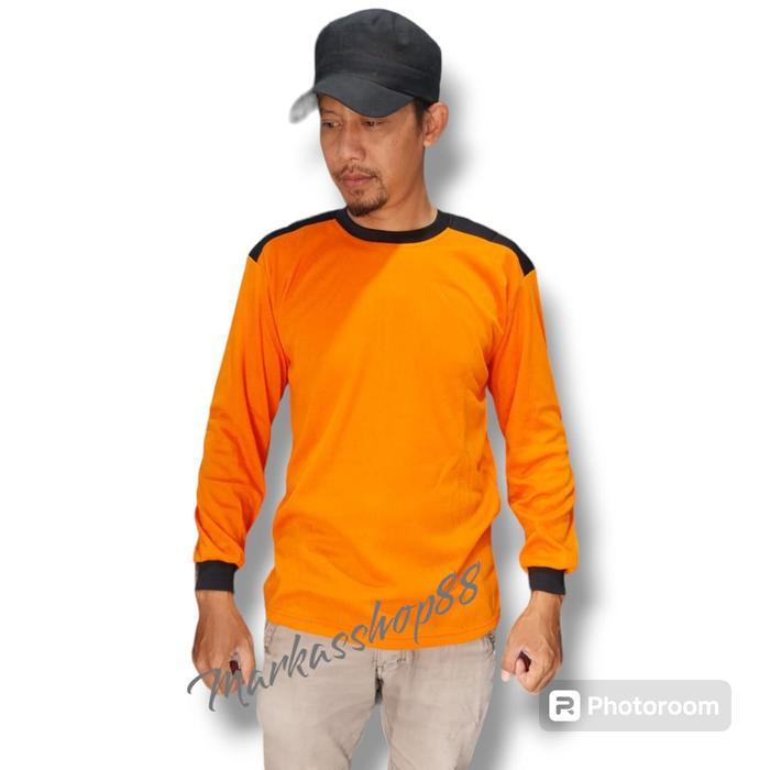 BAJU KAOS lengan panjang lapangan KAOS SECURITY busa di siku dan punggung KAOS lapangan TACTICAL kao