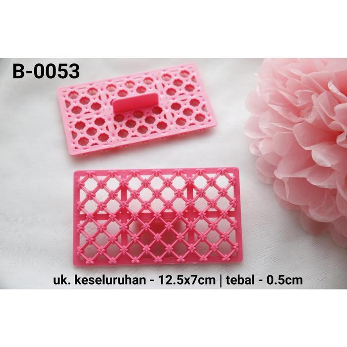 B-0053 Embosser fondant stamp motif fondant cake cupcake cookie mold