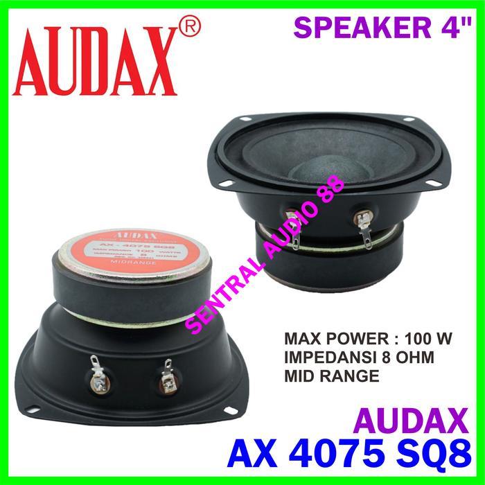 TERMURAH Audax AX-4075 SQ8 Speaker 4 inch Mid Range AX4075 Middle Speaker 4" 4in Original