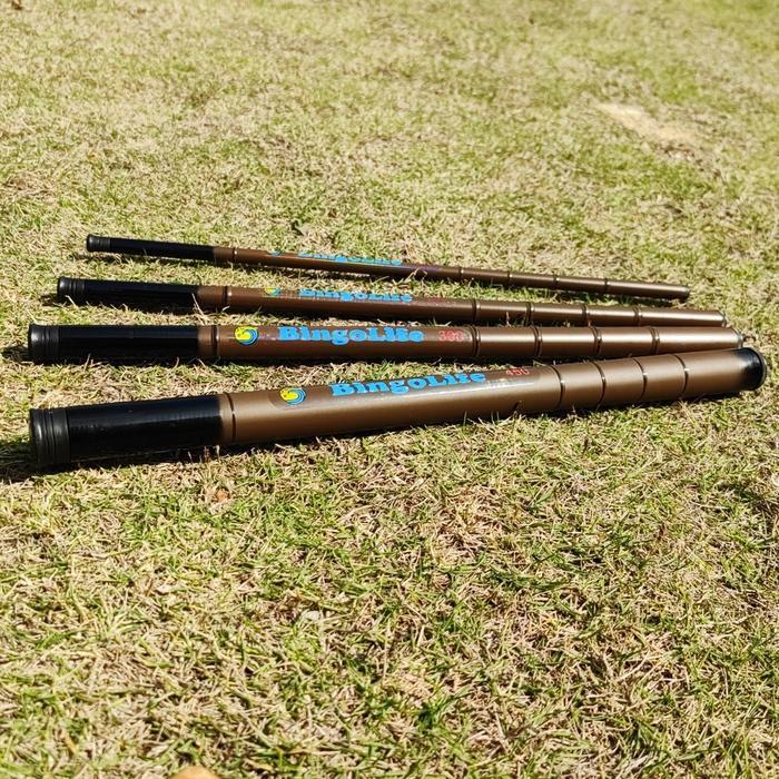 Joran Ultralight Tegek Ruas Pendek 40cm Tongkat Pancing Alat Pancing Tegek Kaku Joran Pancing Tegek