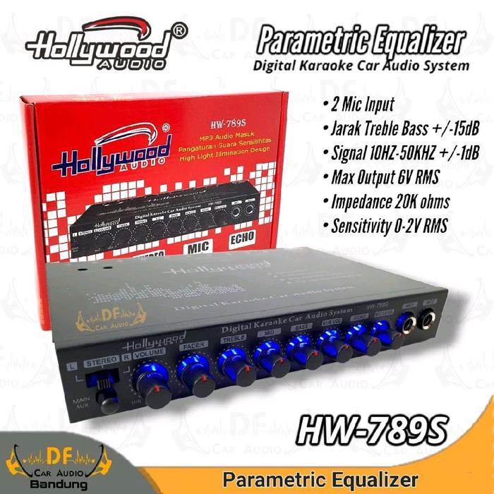 Parametrik Equalizer Hollywood HW 789S / Digital Karaoke / Preamp Karaoke / Alat Karaoke Mobil