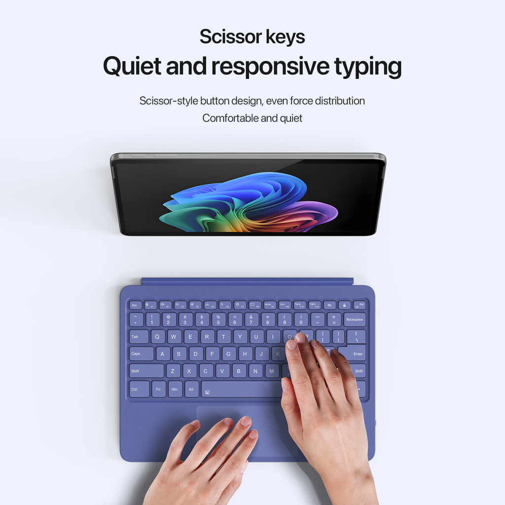 Backlight Bluetooth Keyboard For Microsoft Surface Pro 12 Inch,Keyboard Trackpad For Microsoft