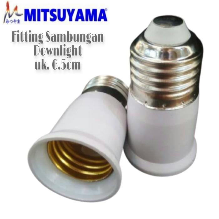 NEW Fitting Sambungan Lampu Downlight LED Fiting Extension E27 Socket